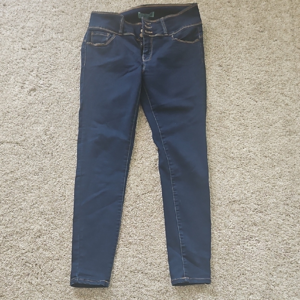 Wax Jean Blue Skinny Denim